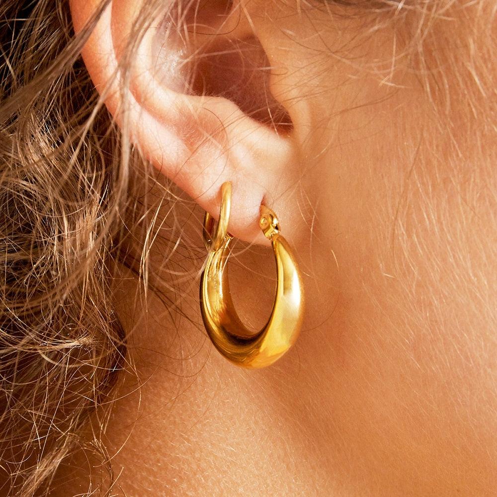 Heleni Gold Stainless-Steel Earrings 2