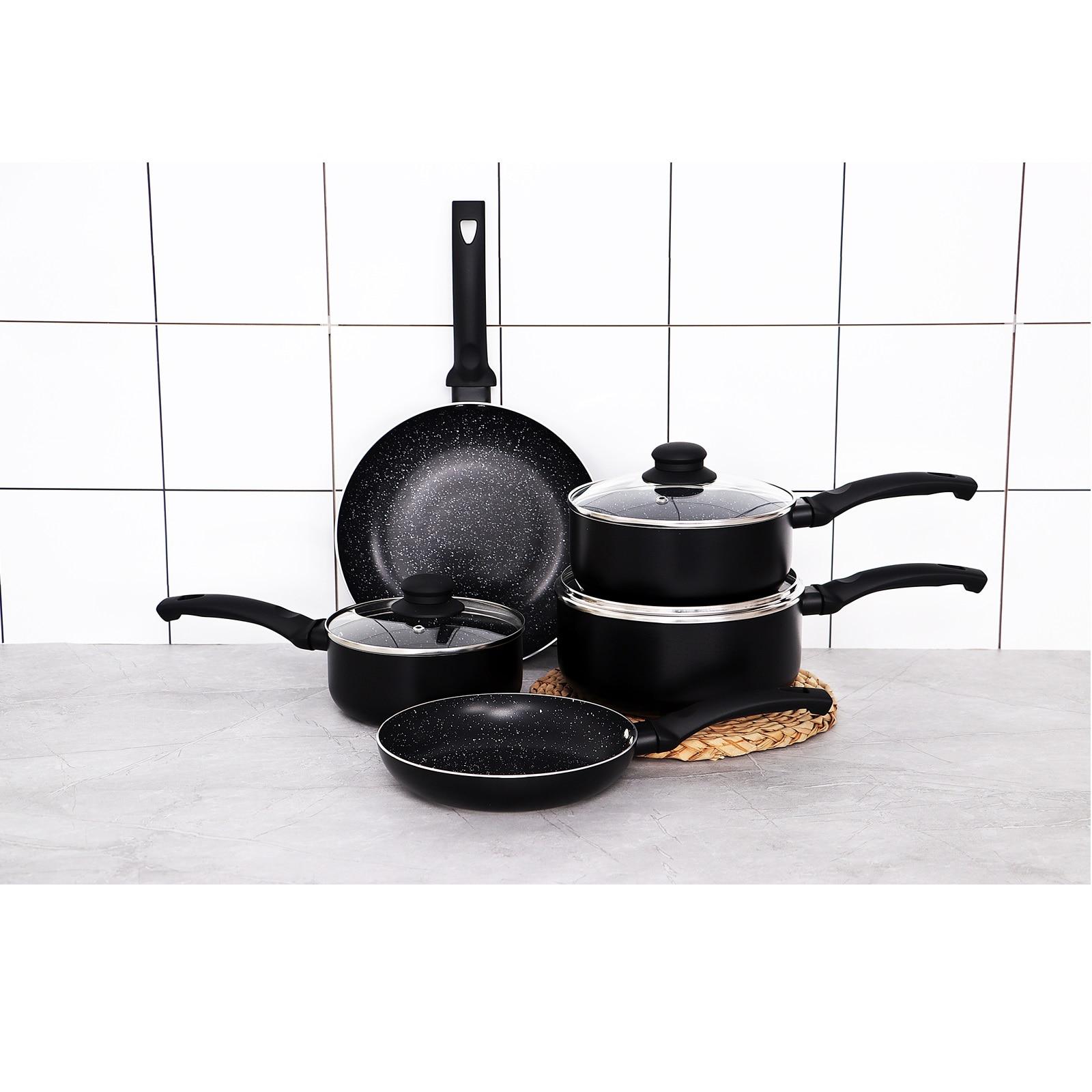 6-Piece Marble Non-Stick Cookware Set 4
