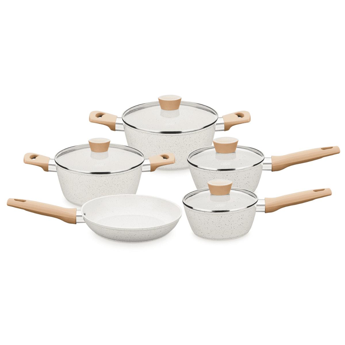 6-Piece Marble Non-Stick Cookware Set 5