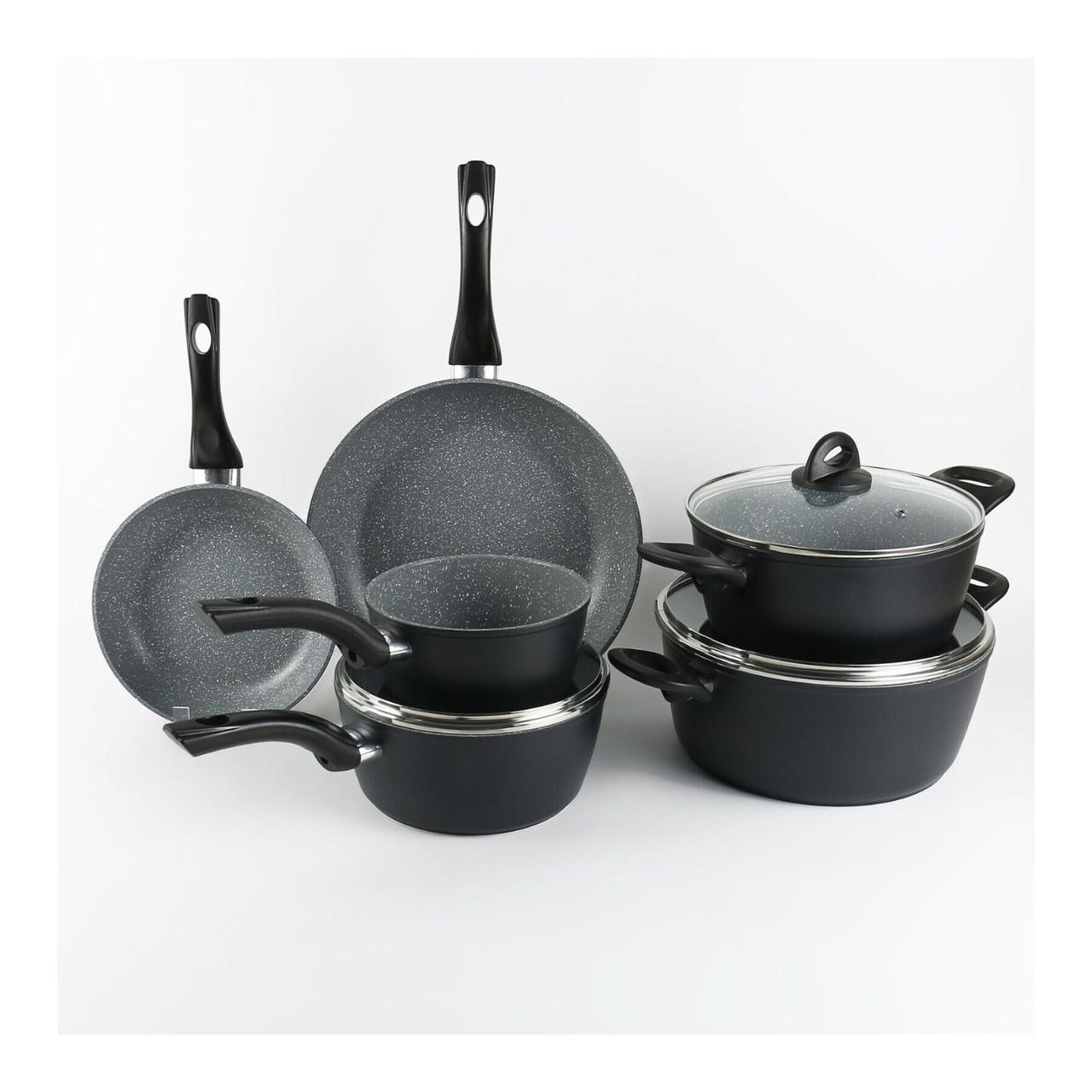 6-Piece Marble Non-Stick Cookware Set 6