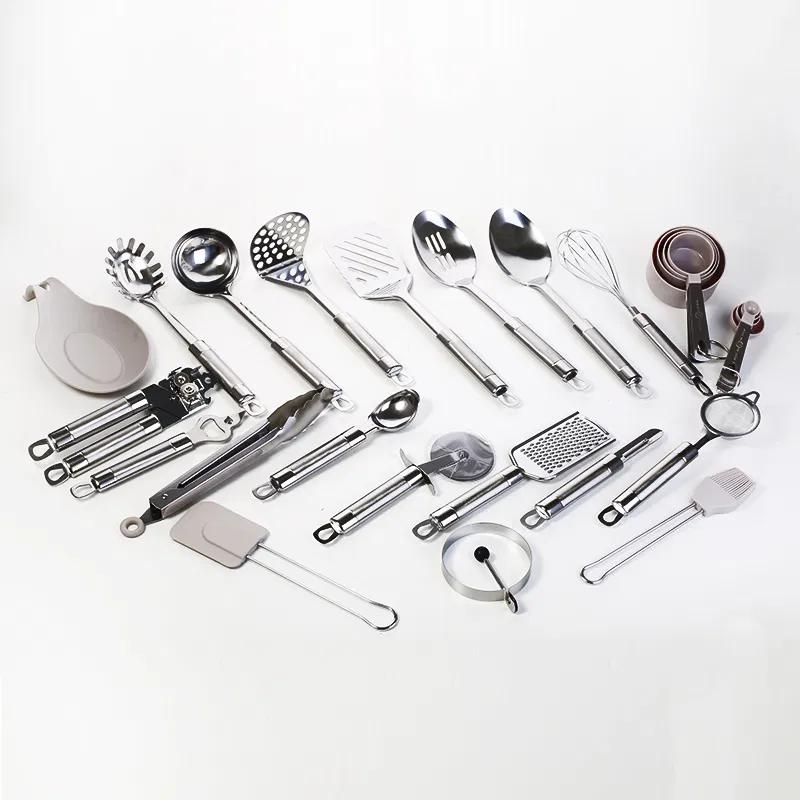 Complete Stainless Steel Kitchen Utensils Set – 24 Pieces 9