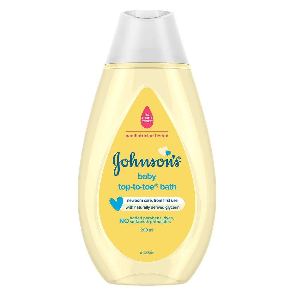 Johnson's Top-to-Toe Hair & Body Baby Bath — 200ml 2