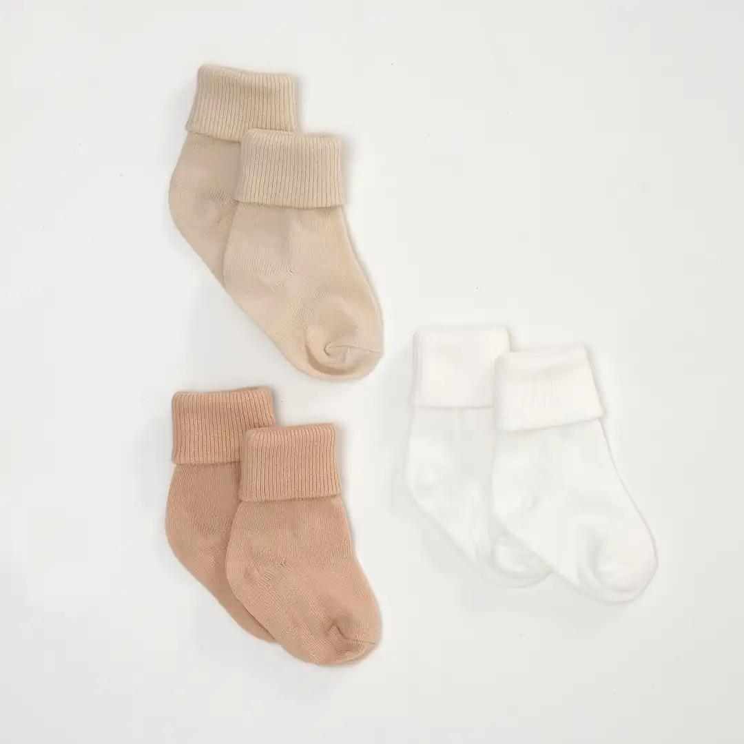Baby Socks — 3 Pairs 3