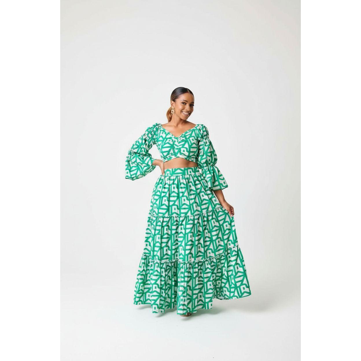 Juba Mikono & Skirt Set - Women's Fashion online Tanzania | GAMORA ONLINE