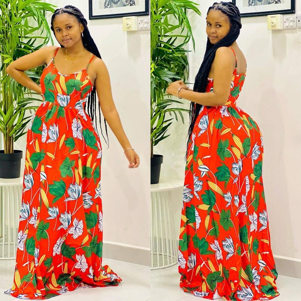 Maxi Long Dress - Women's Fashion online Tanzania | GAMORA ONLINE