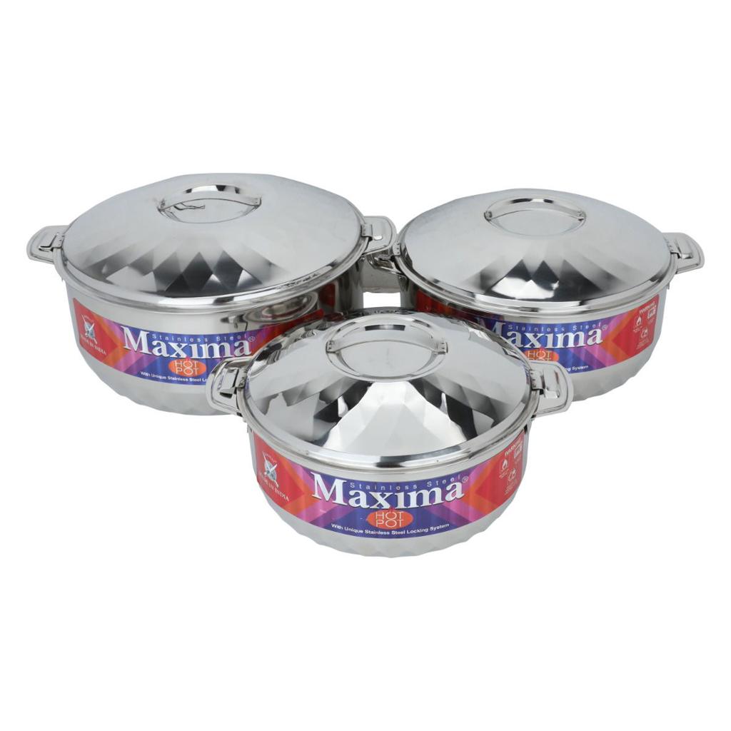 Maxima Hotpot 3-Piece Set – 2.5kg - Home & Kitchen online Tanzania | GAMORA ONLINE