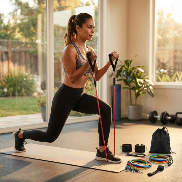 5-Piece Resistance Bands Set - Sports & Fitness online Tanzania | GAMORA ONLINE