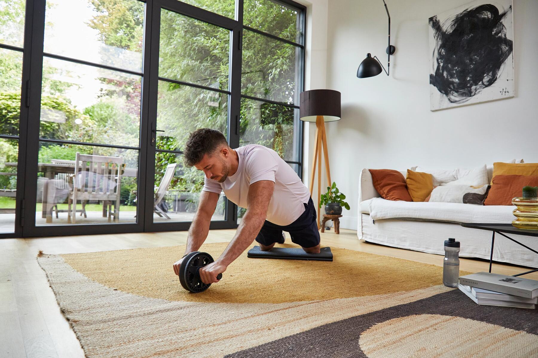 AB Wheel Roller with Resistance Band - Sports & Fitness online Tanzania | GAMORA ONLINE