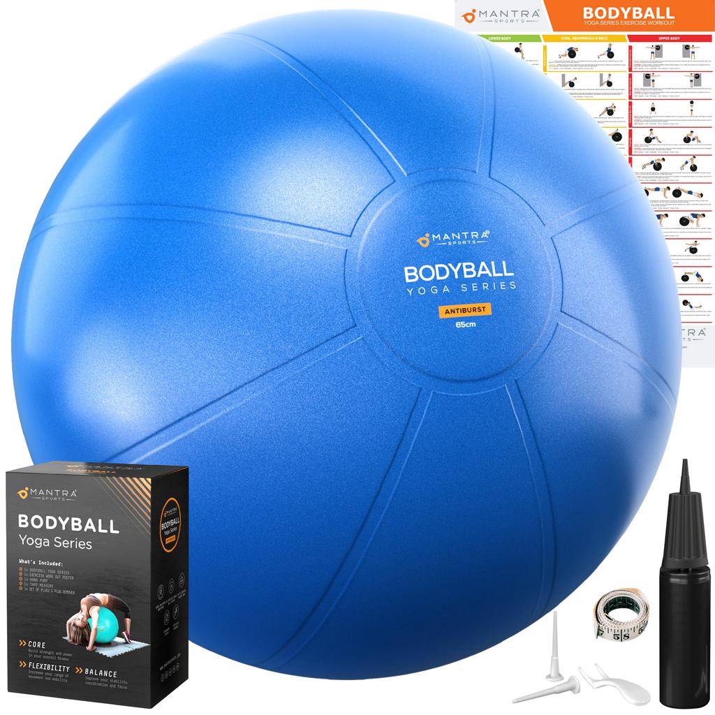 Yoga & Fitness Ball with Foot Pump 2