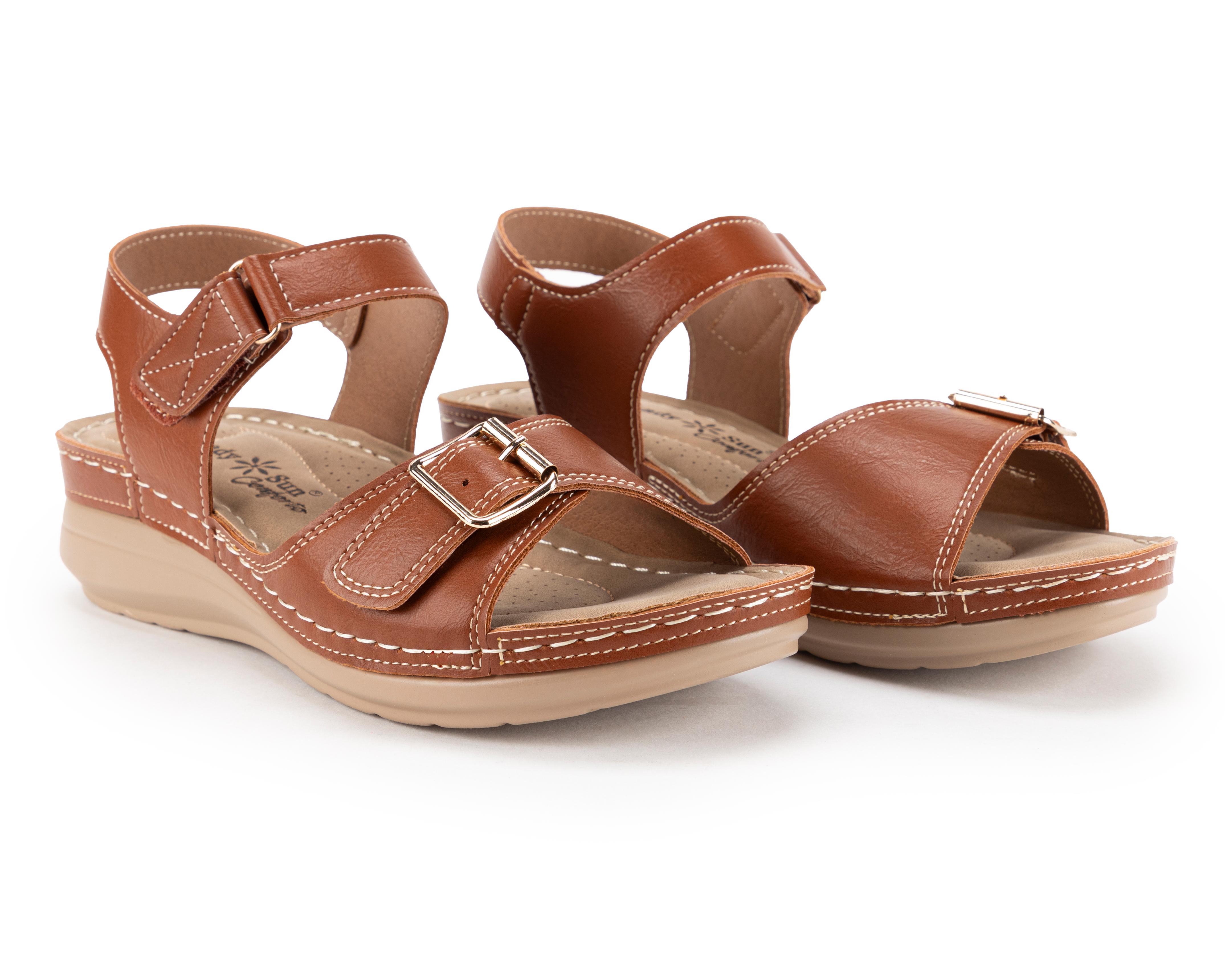 Women's Brown Comfort Sandals 5