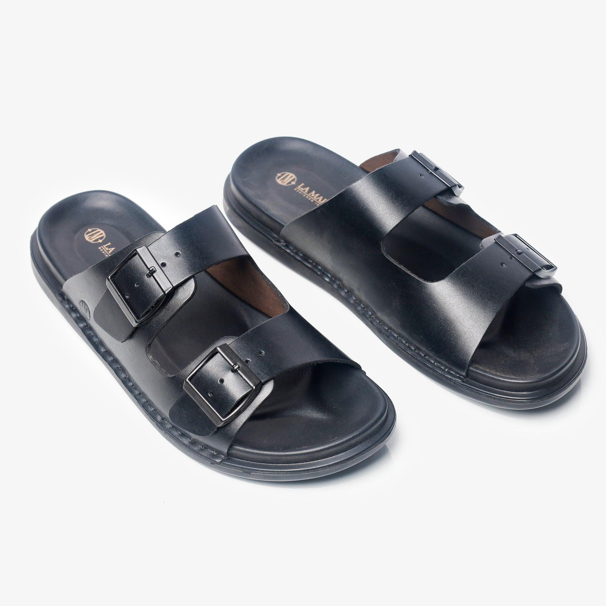 Men's Double-Buckle Sandals - Shoes online Tanzania | GAMORA ONLINE