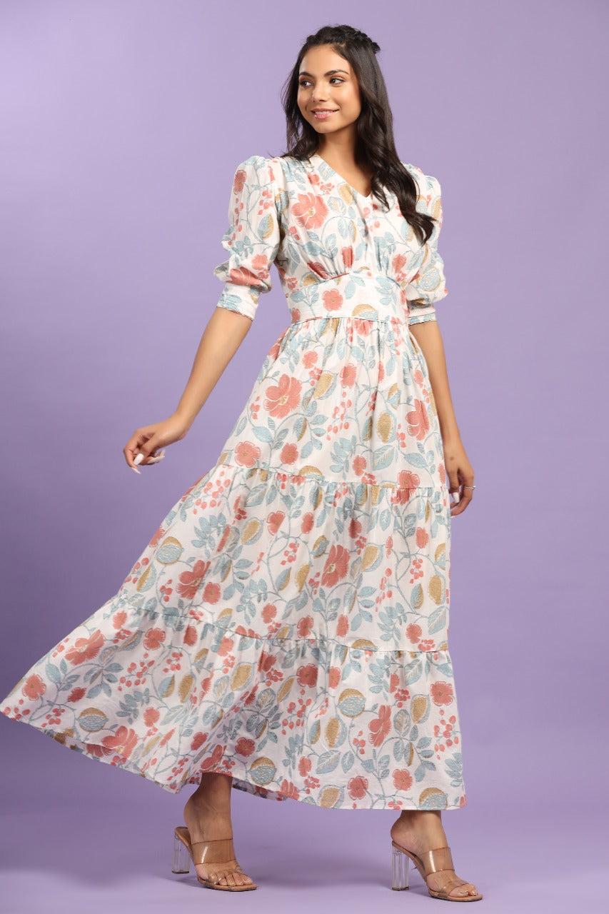 Women's Floral Maxi Dress 4