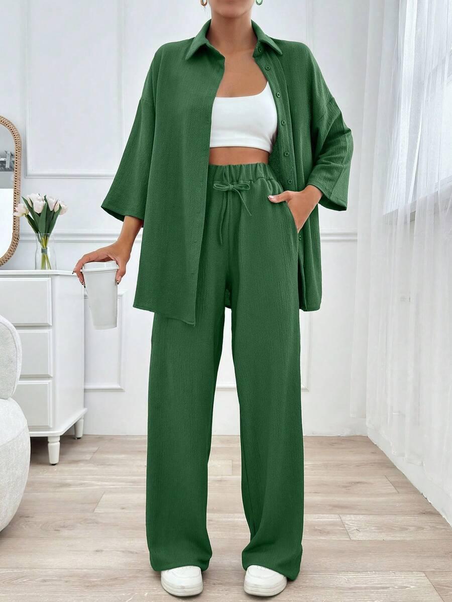 Women's Casual Two-Piece Set - Women's Fashion online Tanzania | GAMORA ONLINE