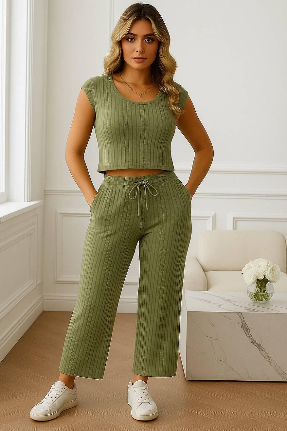 Women's Casual Two-Piece Set 5