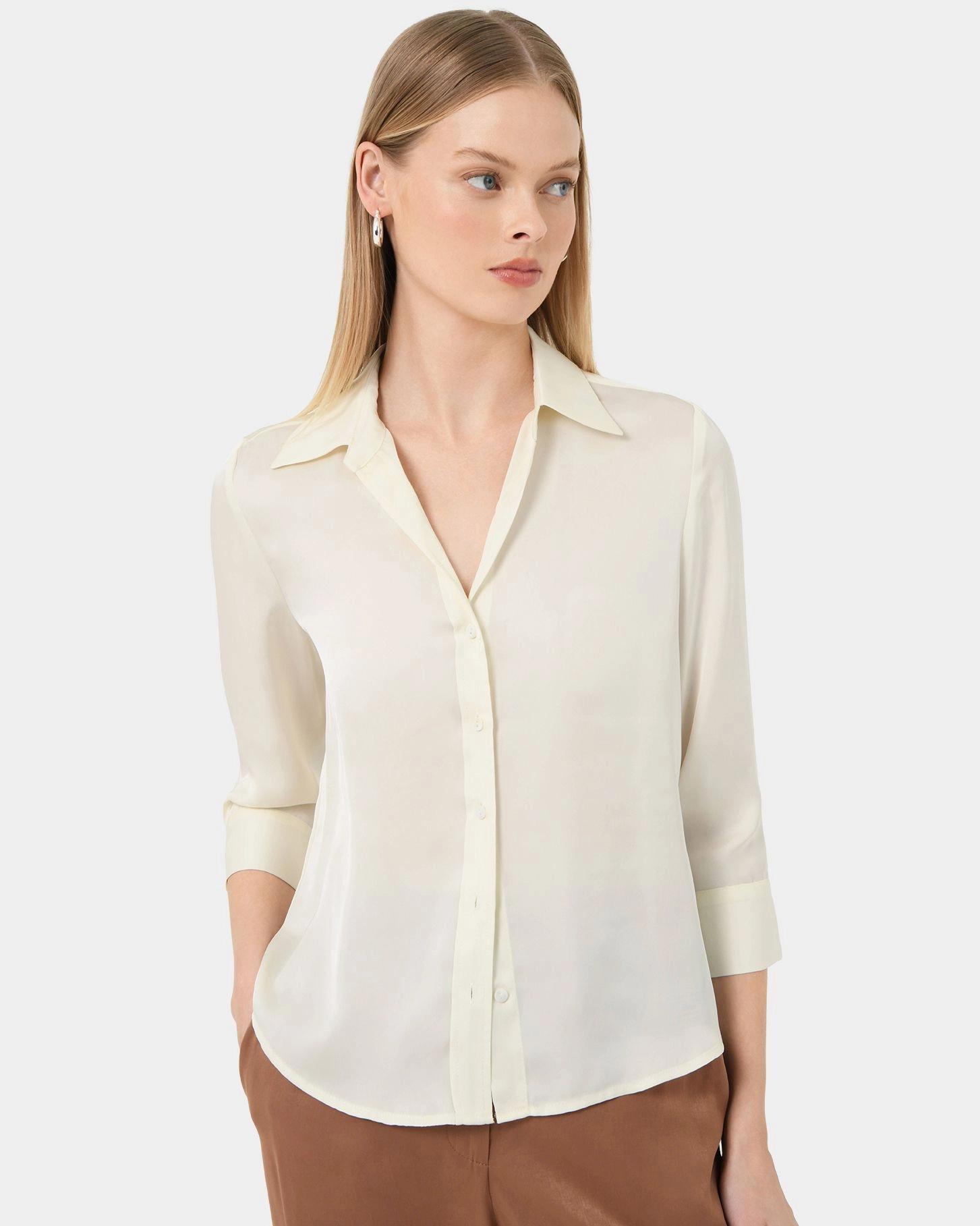 Women's Classic Satin Blouse - Women's Fashion online Tanzania | GAMORA ONLINE