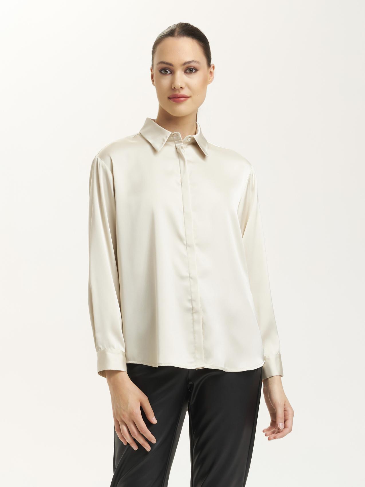 Women's Classic Satin Blouse 5