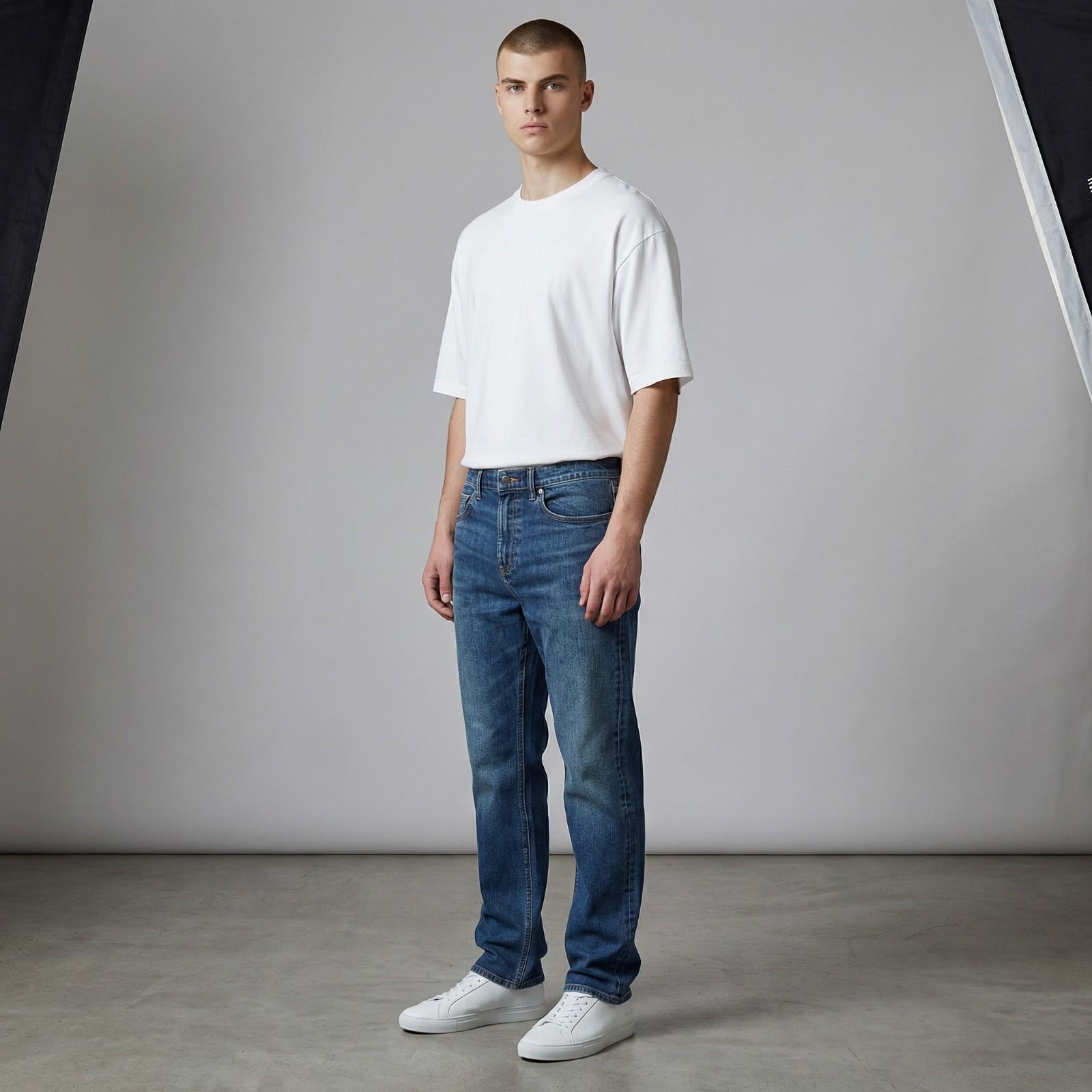 Classic Straight-Leg Jeans — Old School 6