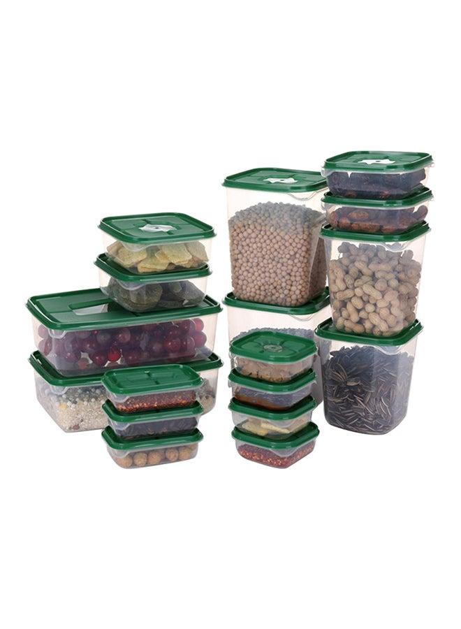 17-Piece Transparent Food Storage Container Set - Home & Kitchen online Tanzania | GAMORA ONLINE