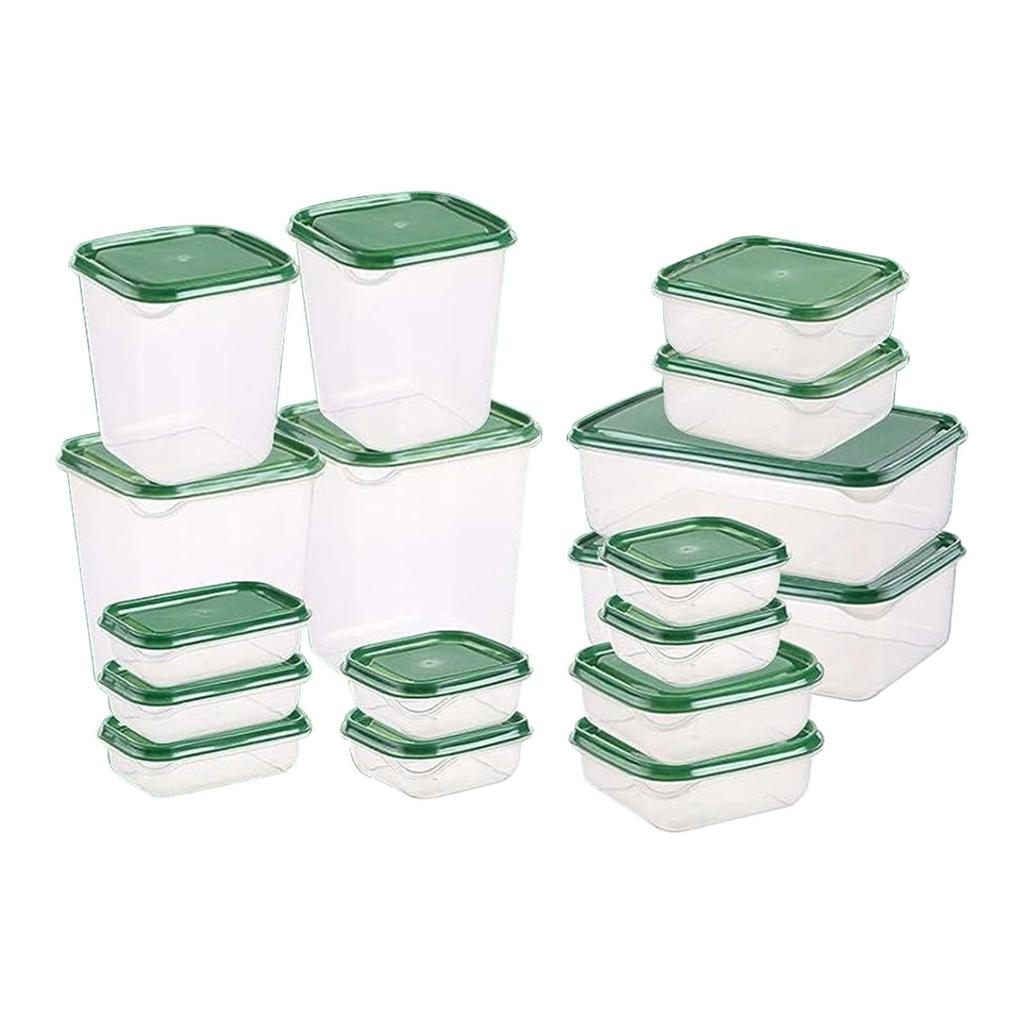 17-Piece Transparent Food Storage Container Set 2