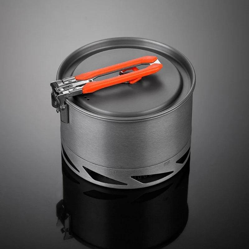 Orange Hard Anodized Top Aluminium Pot 3