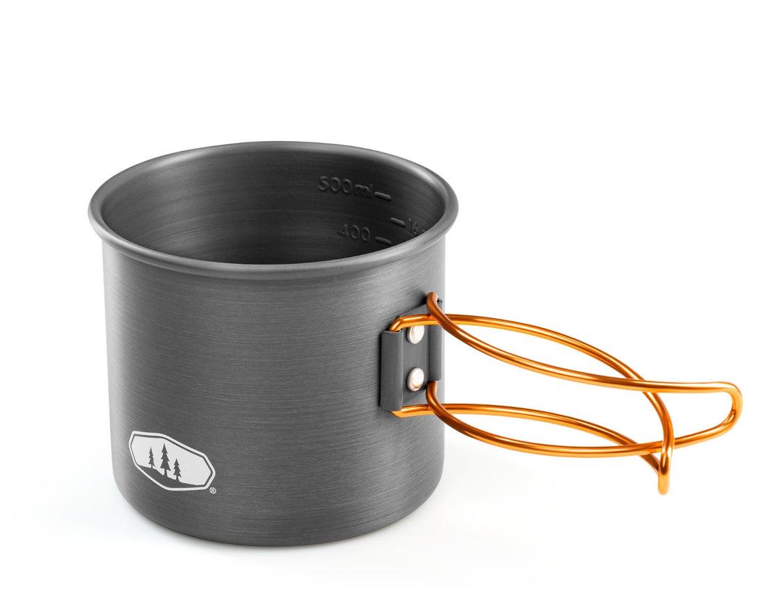 Orange Hard Anodized Top Aluminium Pot 5