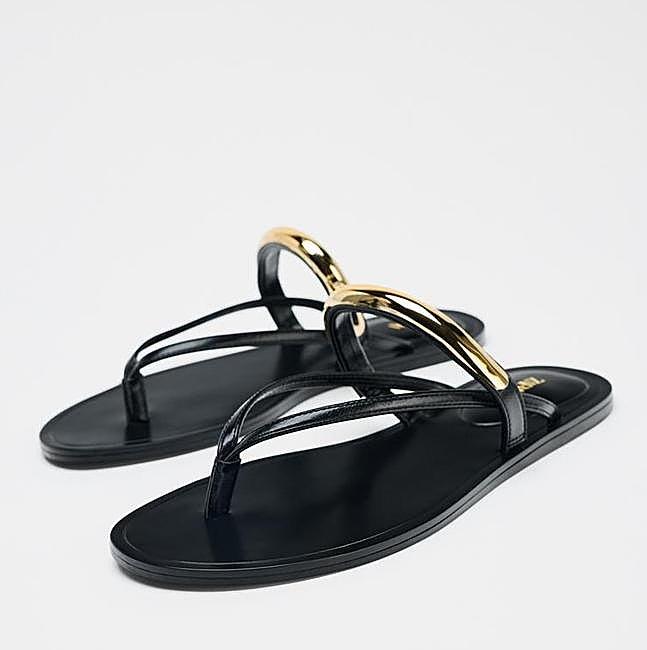 Fashion Gold-Detail Sandals 6