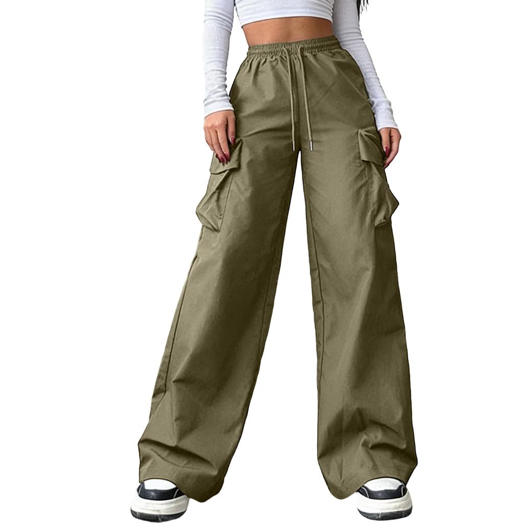 Women's Wide-Leg Cargo Pants - Women's Fashion online Tanzania | GAMORA ONLINE
