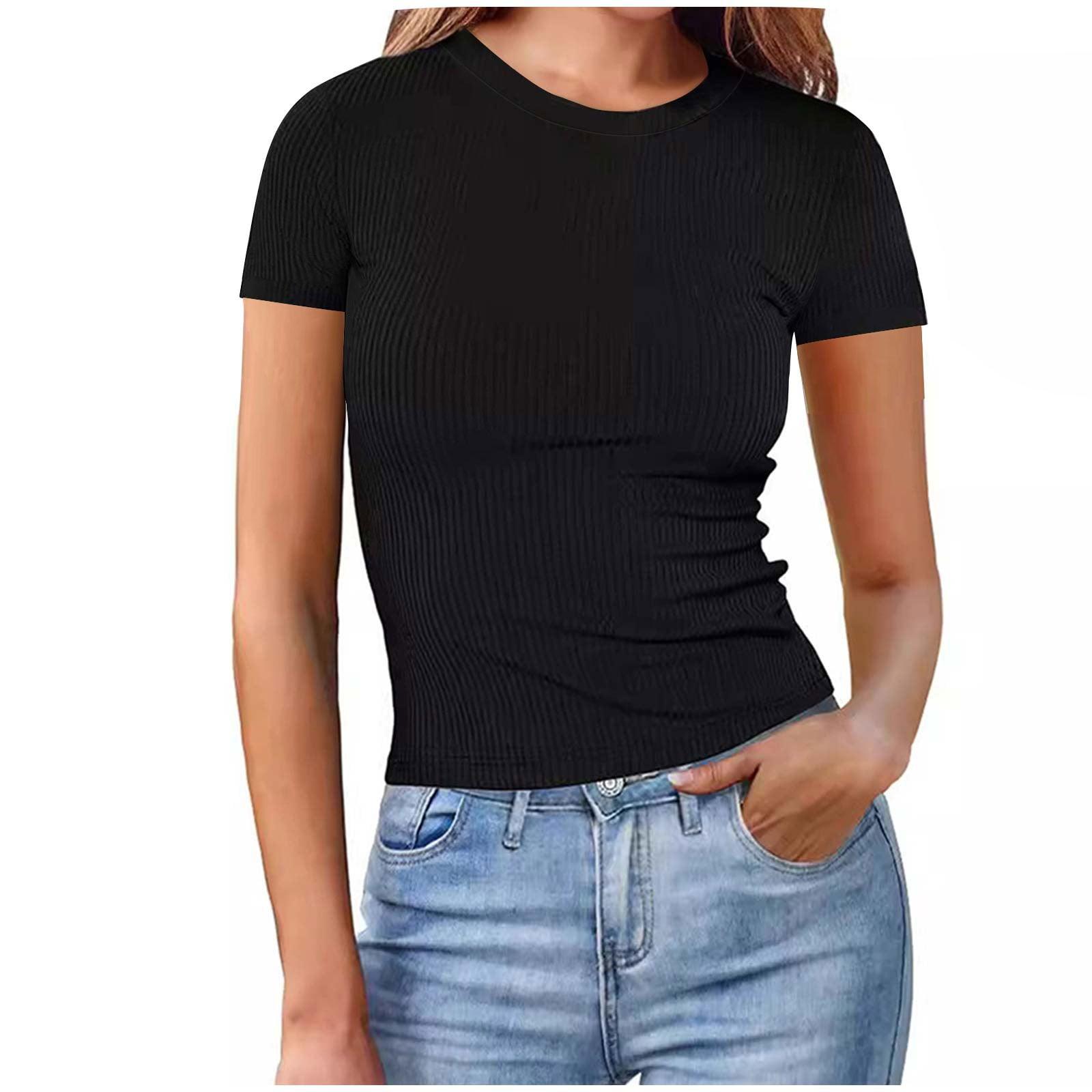 Women's Ribbed Stretch Knit Top 2