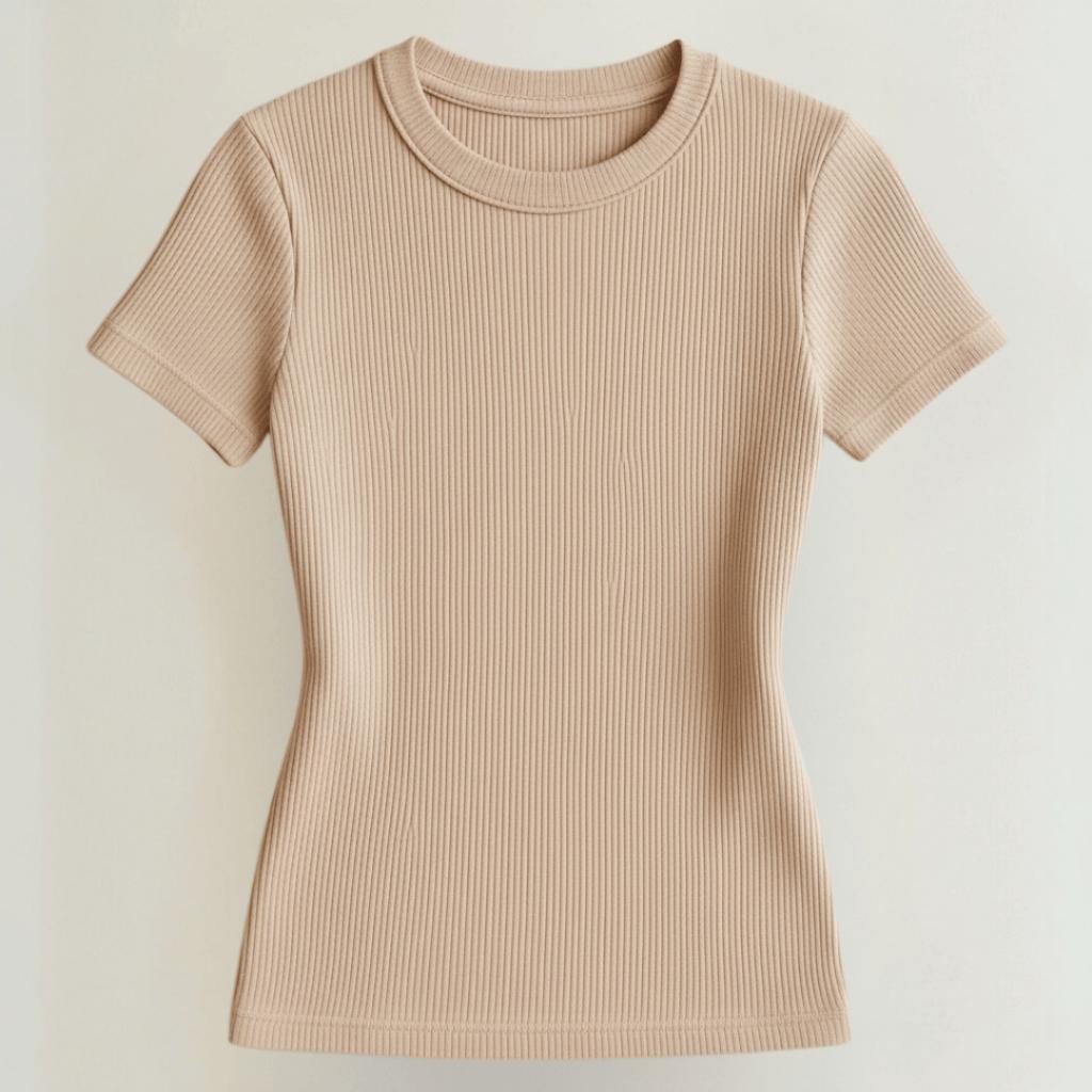 Women's Ribbed Stretch Knit Top 4