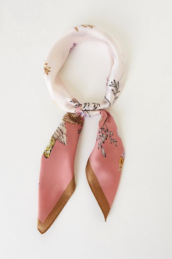Women's Printed Satin Head Scarf 4