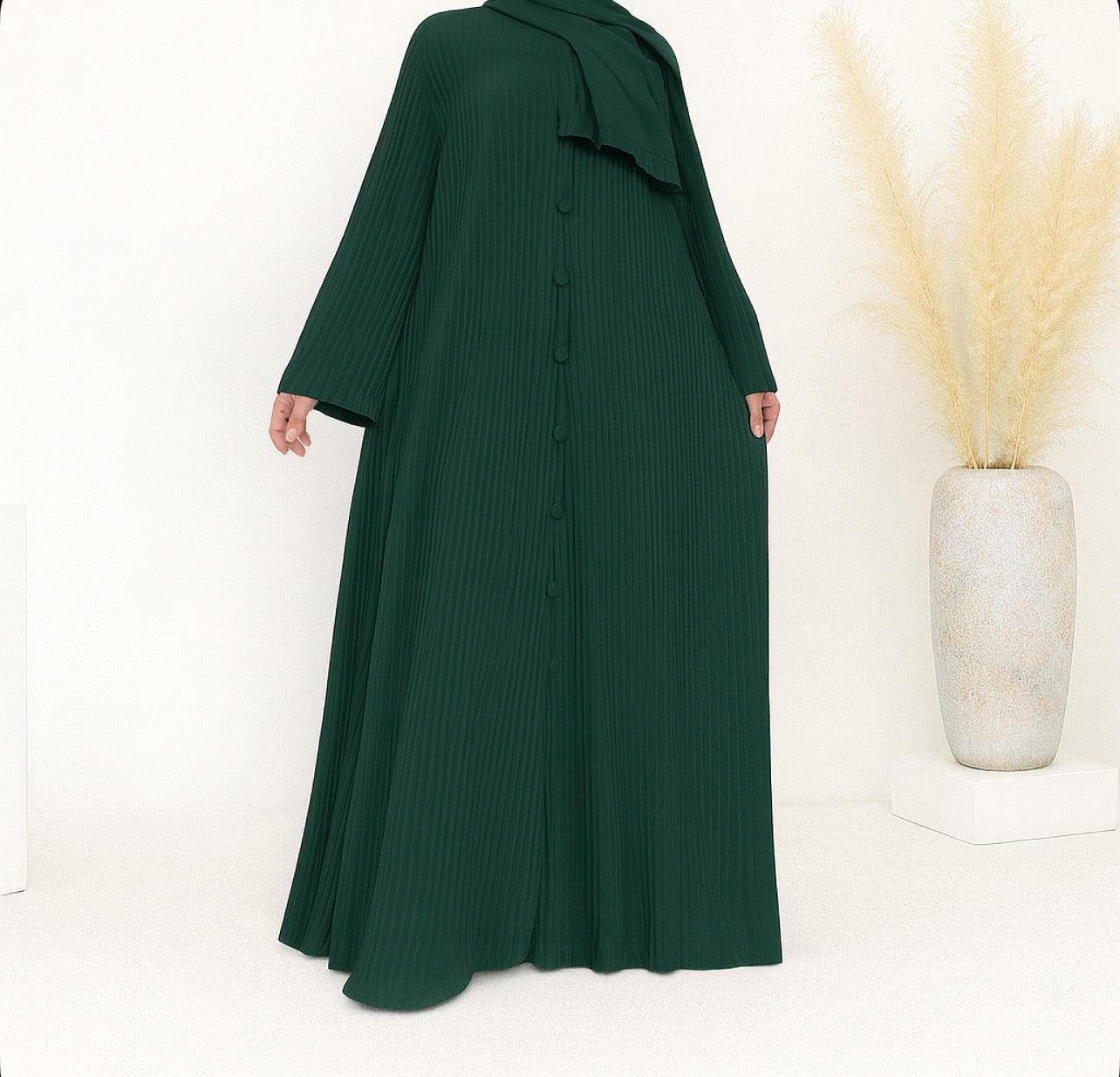 Women's Pleated Elegant Maxi Abaya - Women's Fashion online Tanzania | GAMORA ONLINE