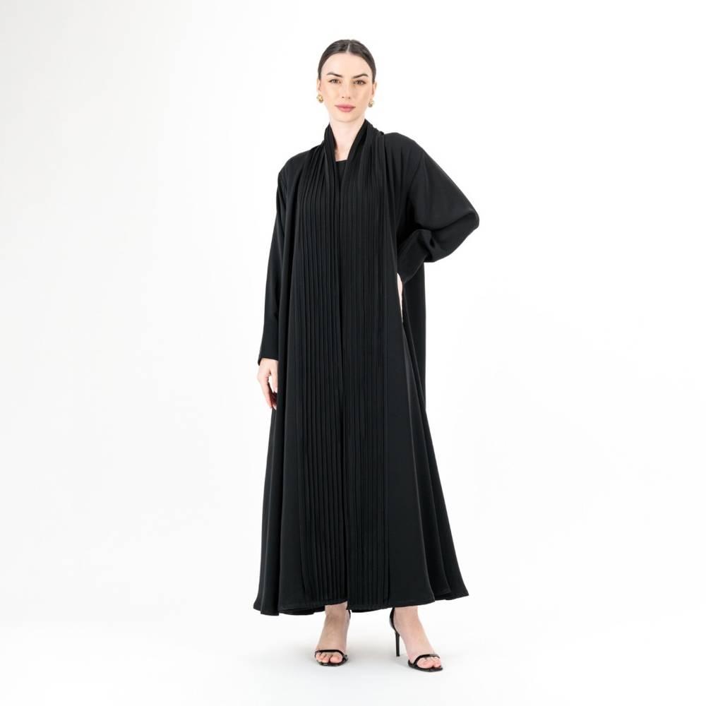 Women's Pleated Elegant Maxi Abaya 5