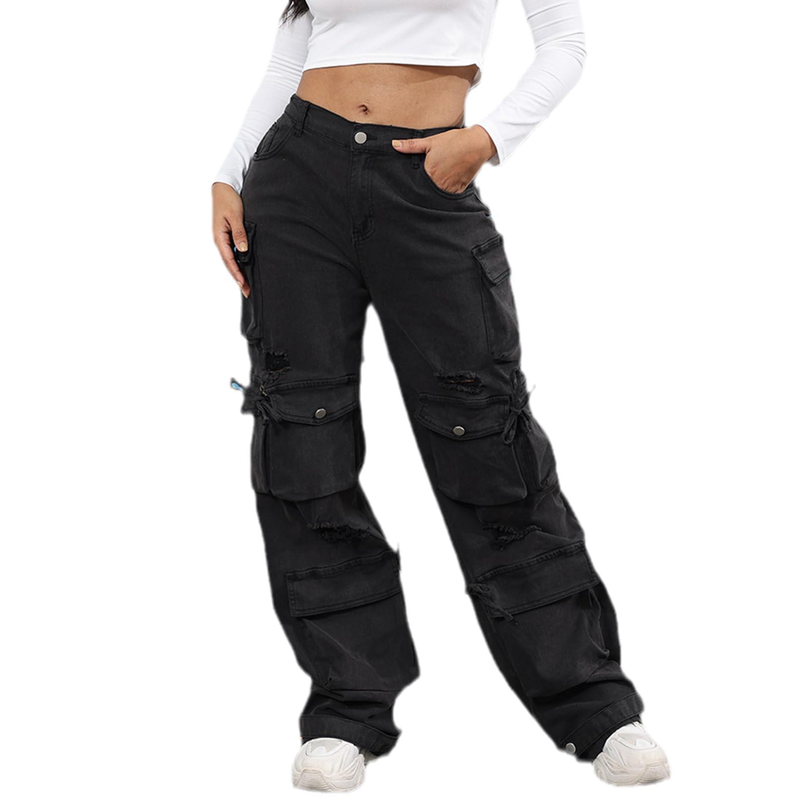 Women's Multi-Pocket Cargo Pants 3