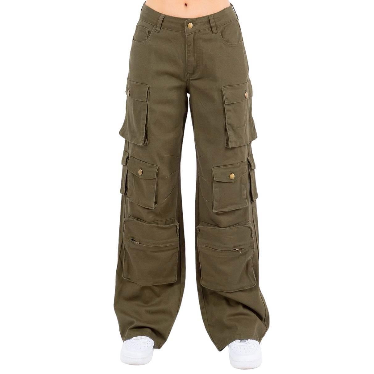 Women's Multi-Pocket Cargo Pants 6